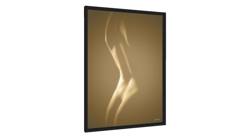 Quadro Gold Curves 1 - Galeria9, por Anderson Nascimento