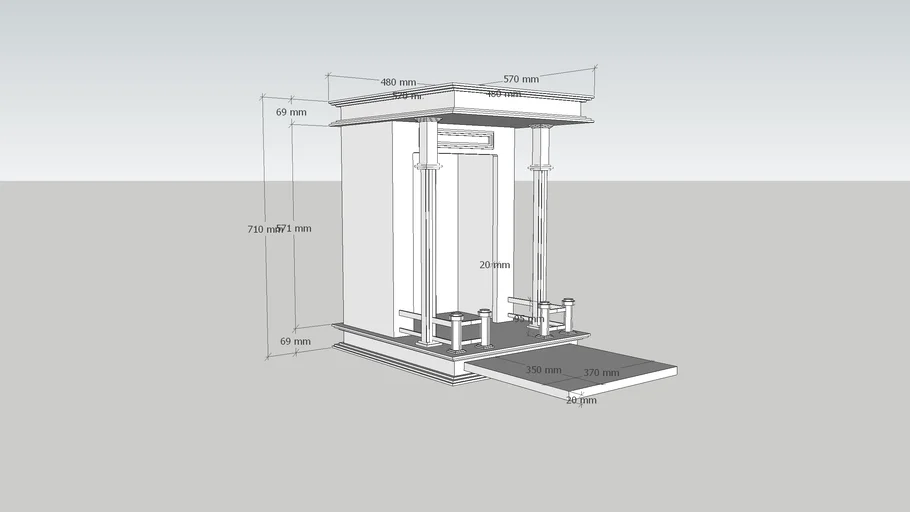 bàn thờ thần tài | 3D Warehouse