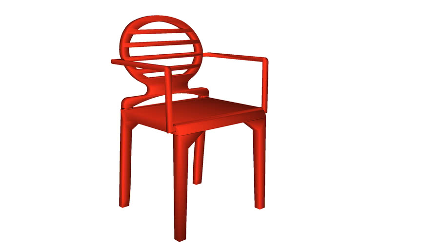 plastic chair | 3D Warehouse