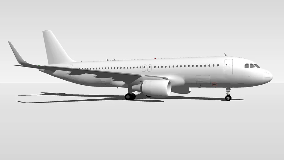 Template Airbus A320-200 Sharklet V1.6 | 3D Warehouse