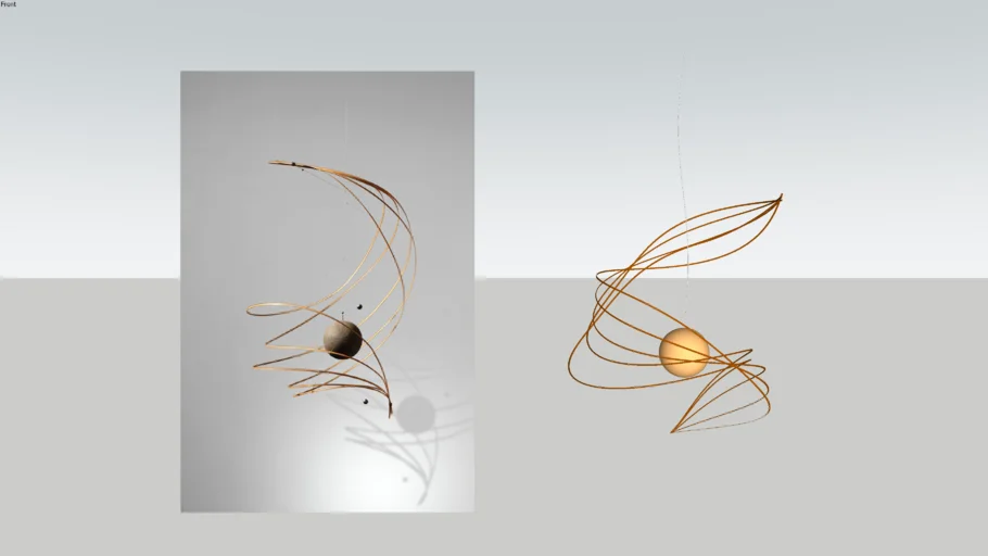 Sculpture Pendant Light