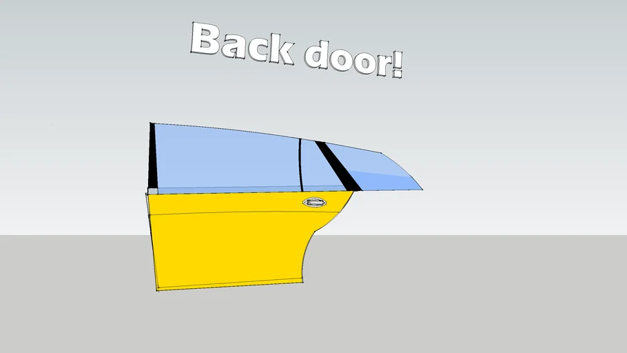 Back door car! | 3D Warehouse