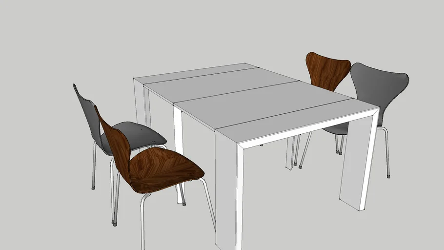 table set | 3D Warehouse