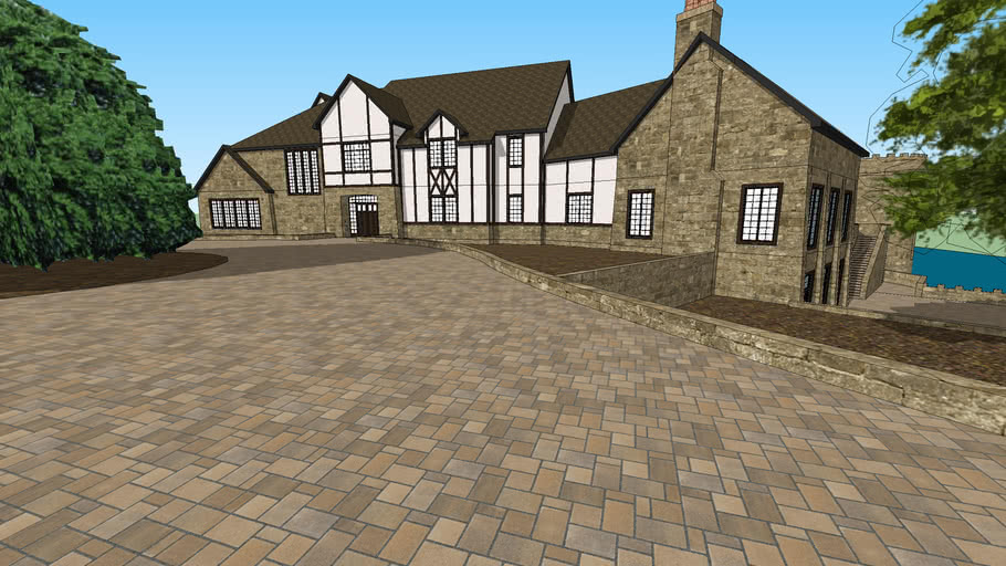 English Tudor Estate 3D Warehouse