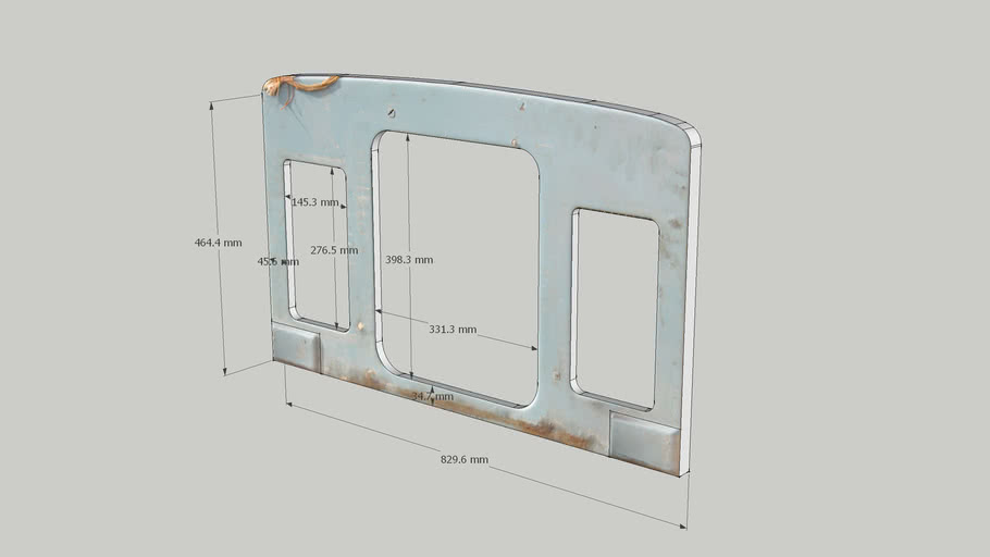Land Rover Series 3 Front Panel | 3D Warehouse