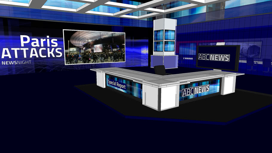 ABC News Studio Idea | 3D Warehouse