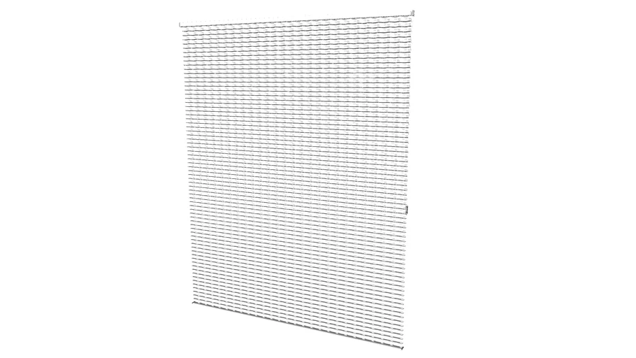 Persiana Parametre (Hexa) HunterDouglas - Cor: Eggshell White | 3D ...