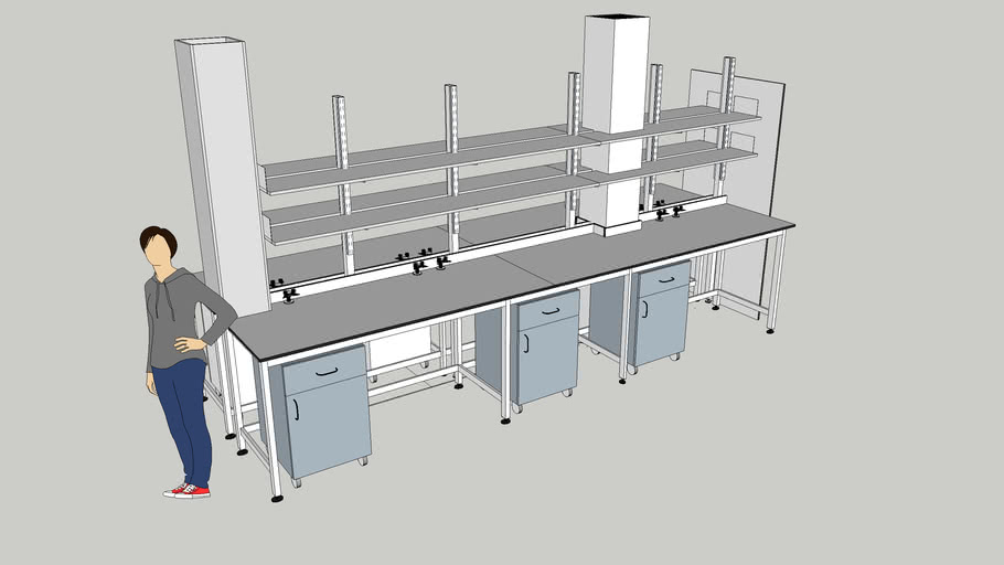 Lab Work Station | 3D Warehouse