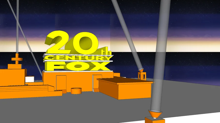 20th fox 3d. 20th Century Fox Sketchup. 20th Century Fox Warehouse. 20th Century Fox Sketchfab. 20 Век Фокс скетчап.