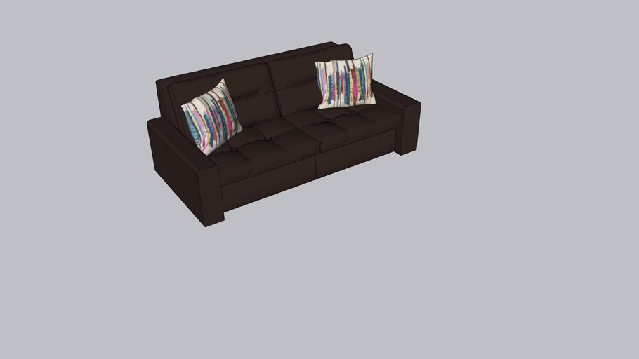 Leather Sofa 2 3d Warehouse