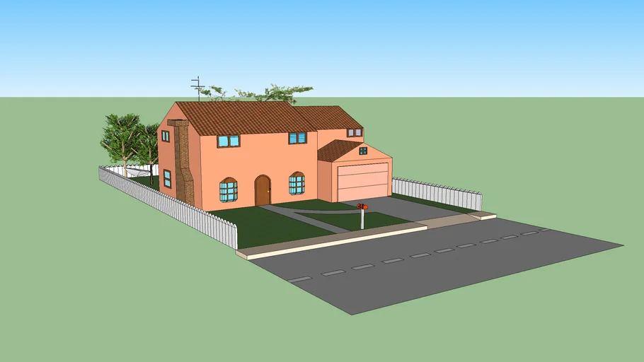 The Simpsons house | 3D Warehouse