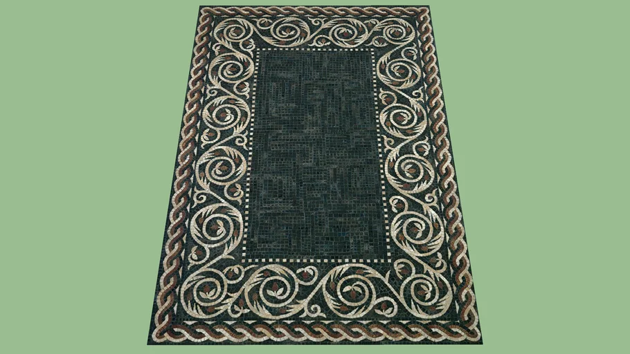 Ancient Branch Rug, Cinnamon | 3D Warehouse