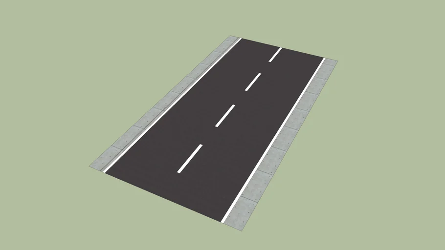 45M width 100meter Runway | 3D Warehouse