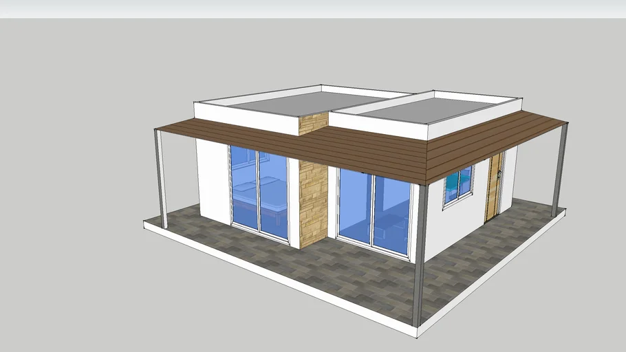 Casa Pequeña Minimalista | 3D Warehouse