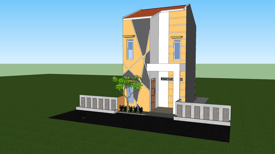 Desain rumah minimalis 2 lantai By Kuswanto Arsitek