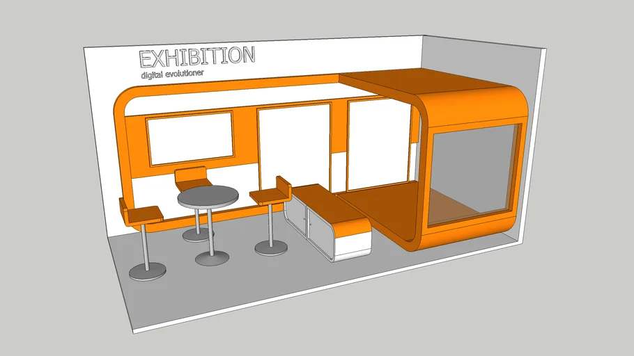 Booth Design 6x3 | 3D Warehouse