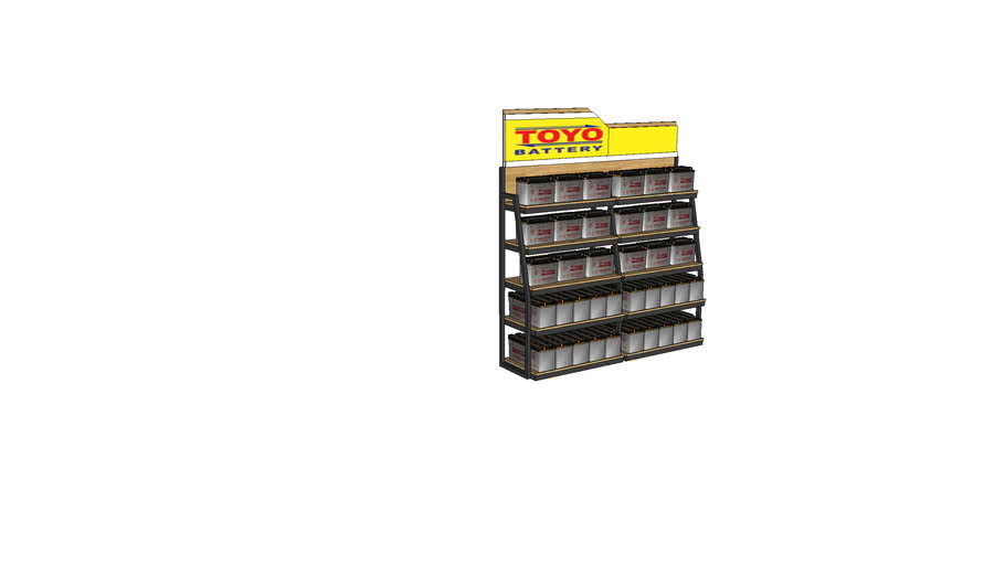 battery display | 3D Warehouse