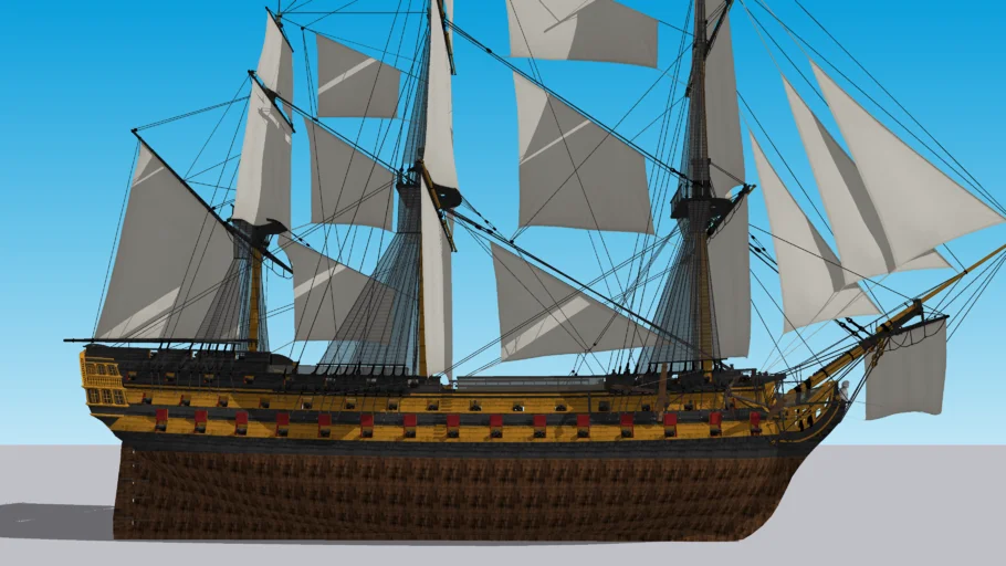 HMS Implacable (1805) | 3D Warehouse