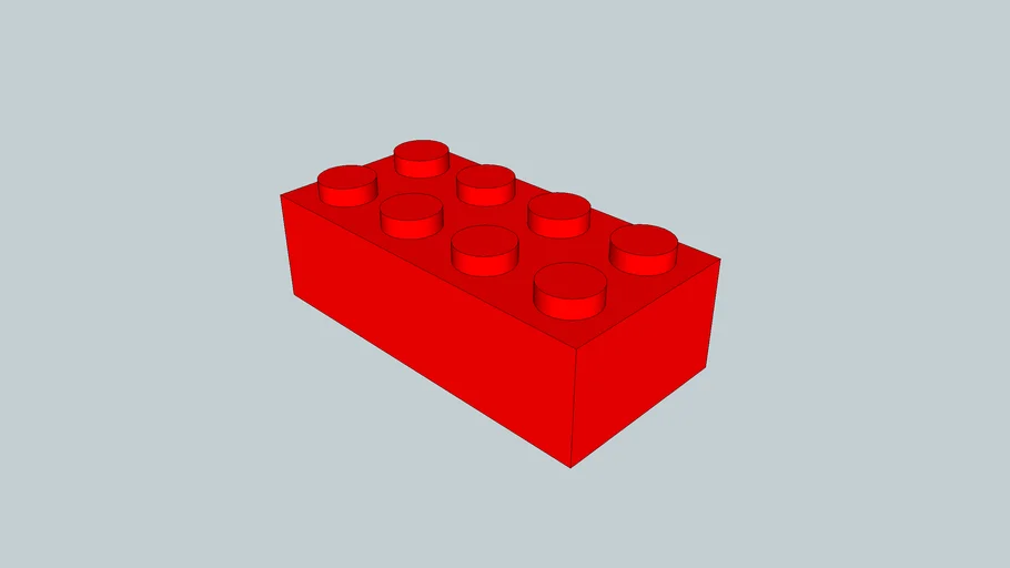 2x4 Lego Piece | 3D Warehouse