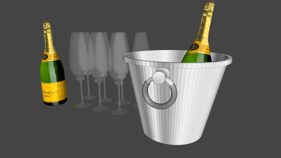 ChampagneandIceBucket | 3D Warehouse