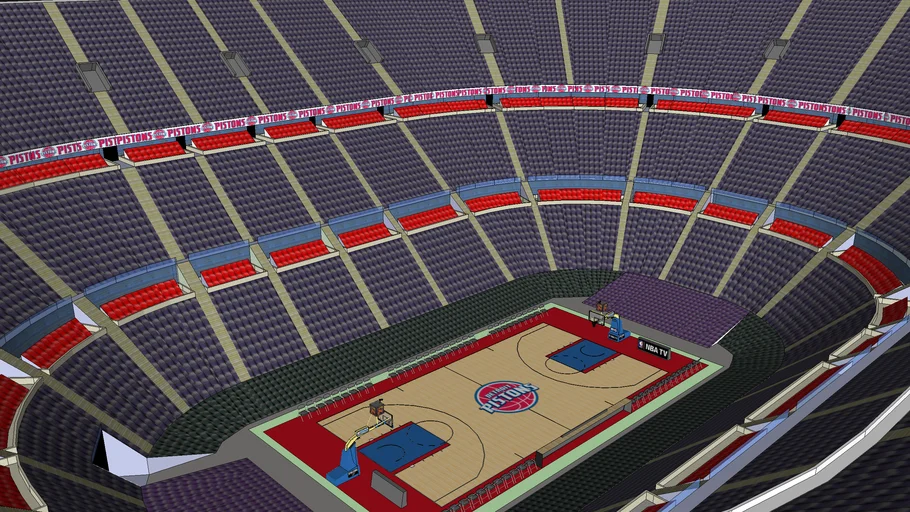 The Palace Of Auburn Hills Detroit Pistonss Arena - - 3D Warehouse
