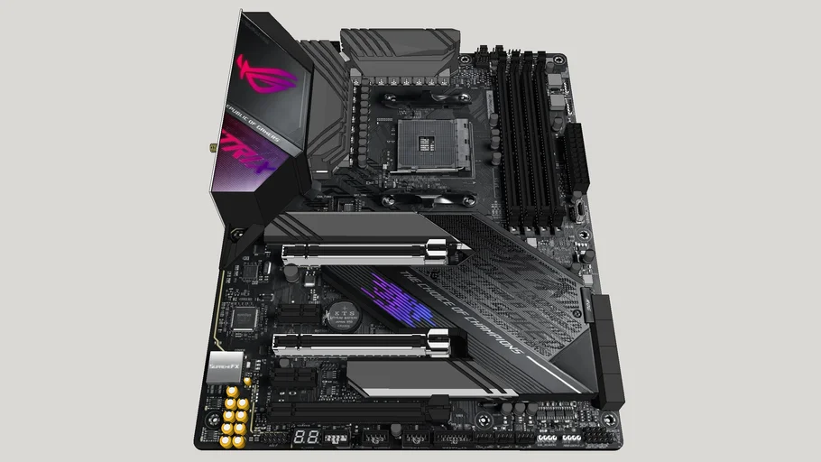 ROG Strix X570-E Gaming | 3D Warehouse