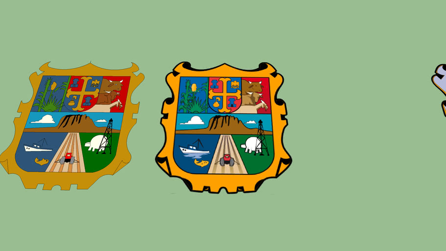 escudo del estado de tamaulipas mexico 3D Warehouse