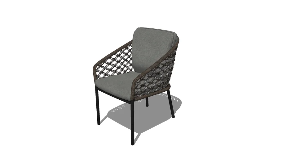 SUNS-Dining chair-Nappa-Macramé