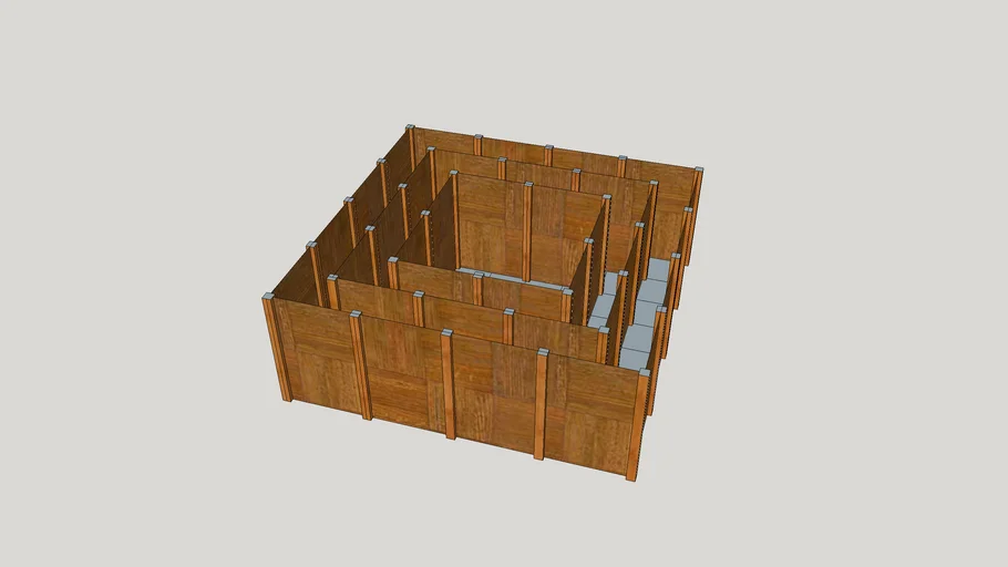 8x8 Rust house | 3D Warehouse
