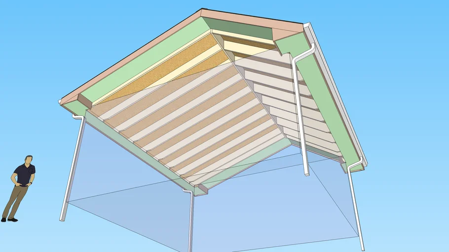 Soffit and Fascia - Gable Rafter Roof