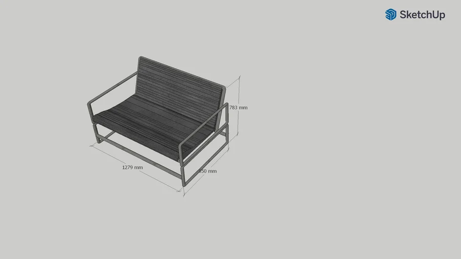 Soeverein partitie Schaar Ikea Hammarn Sofa | 3D Warehouse