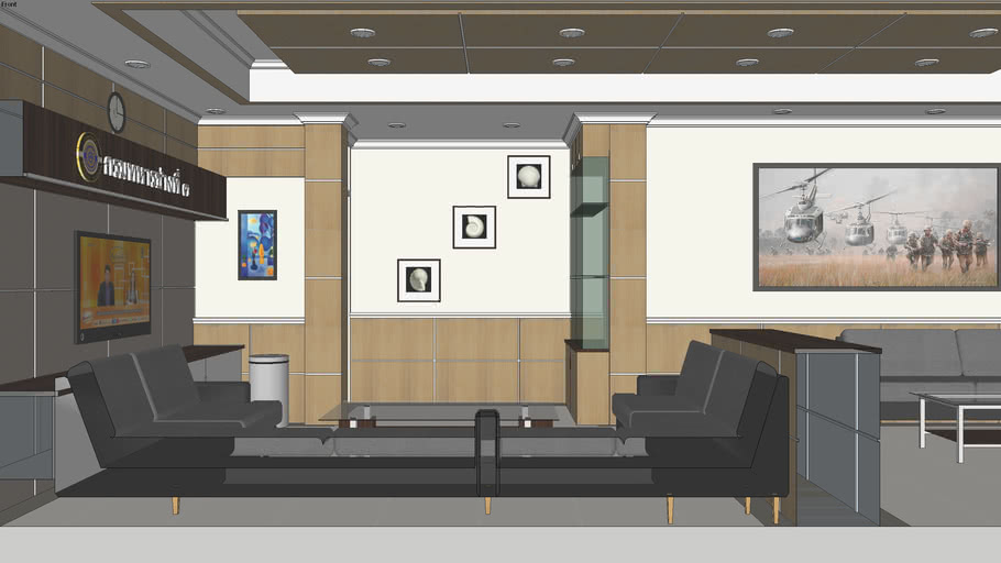 Reception Room 3D Warehouse