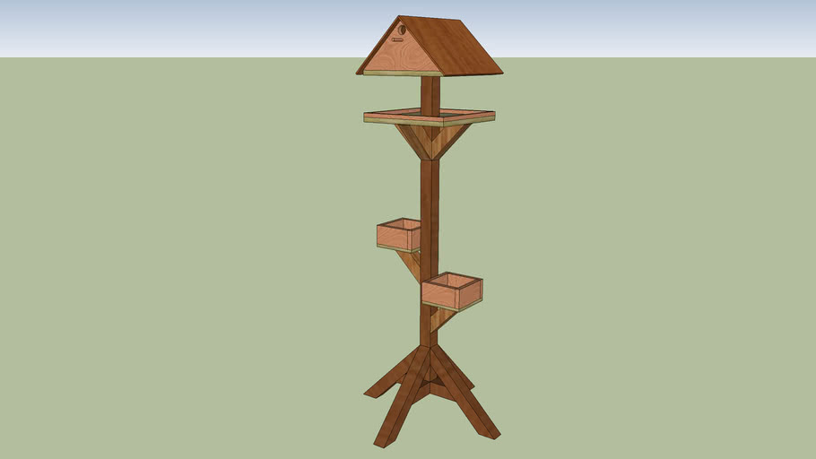 Bird Table - Free Cutting Plan | 3D Warehouse
