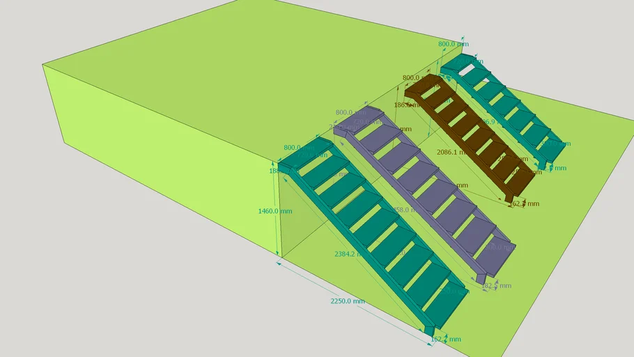 scala 1 rampa | 3D Warehouse