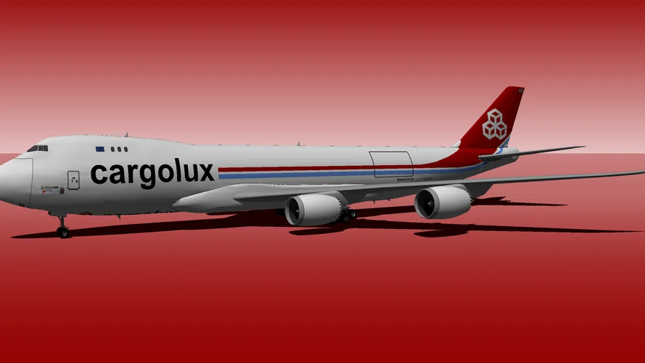 CARGOLUX Boeing 747 8F - - 3D Warehouse