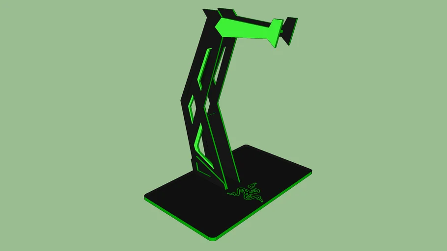 Custom Razer Headphone Stand 3D Warehouse