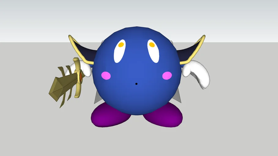 Meta Knight without mask 3D Warehouse