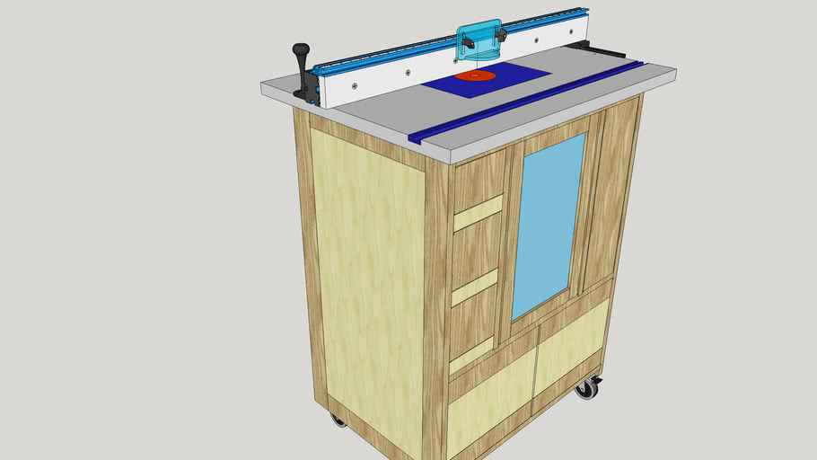 Router Cabinet | 3D Warehouse