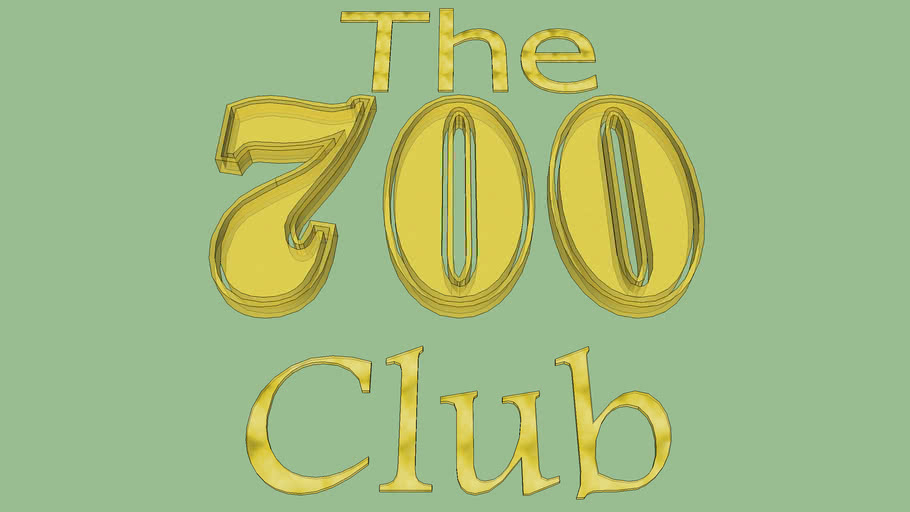 The 700 Club Logo - Sketchup 7. | 3D Warehouse