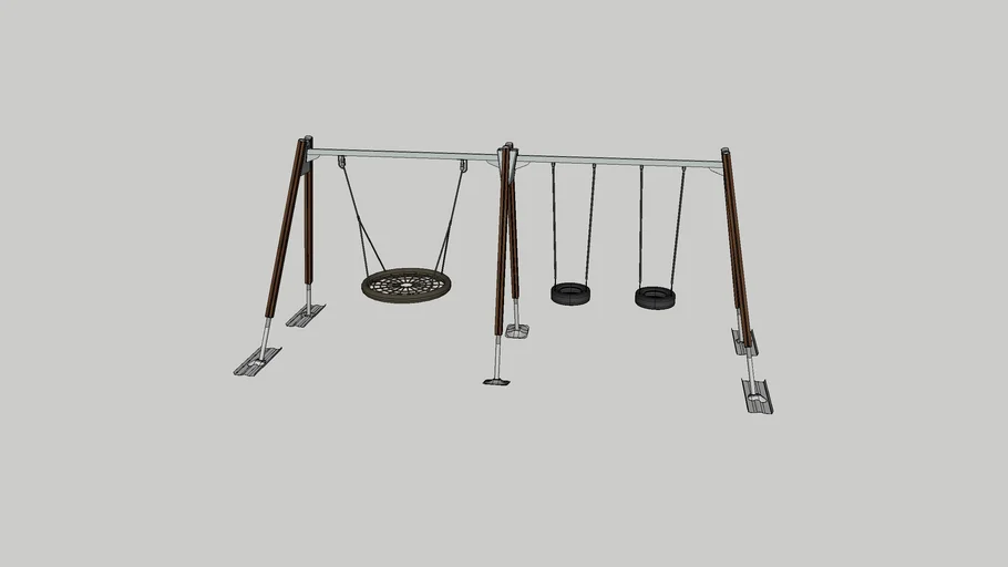 Q10144 Double Swing 3D Warehouse