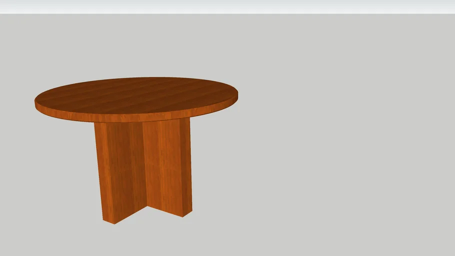 Dash table (round) 48' (512-3-48) | 3D Warehouse