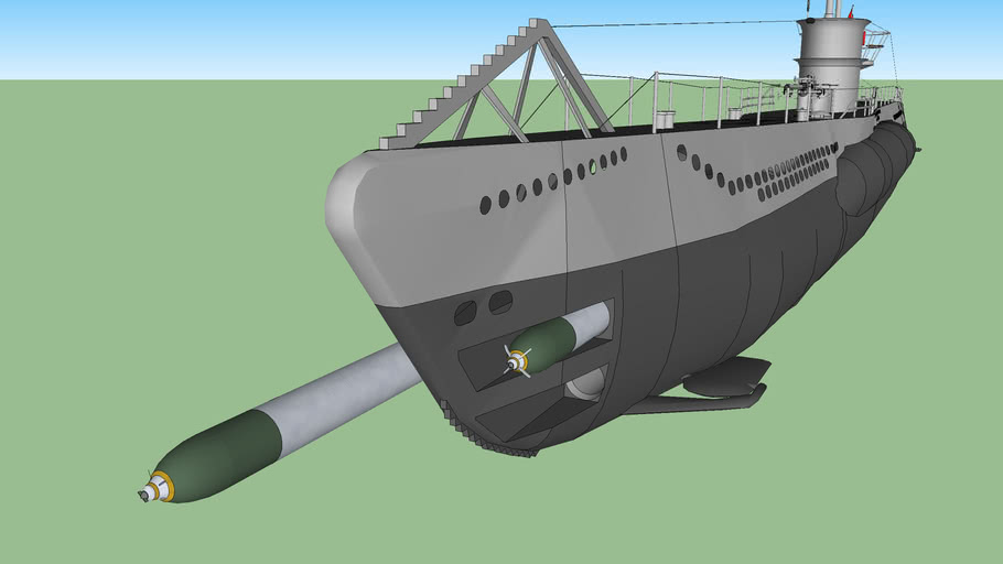 U-Boot torpedo | 3D Warehouse