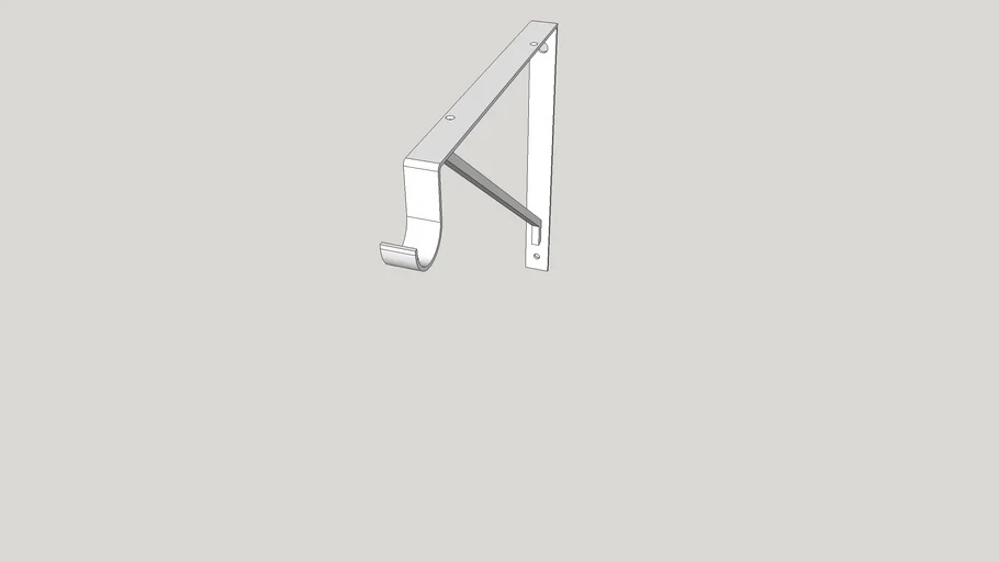 KV 1195 Closet Rod & Shelf Bracket 3D Warehouse