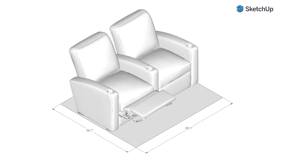 Salamander Designs Seating - Alex Style - Configuration 03 | 3D Warehouse