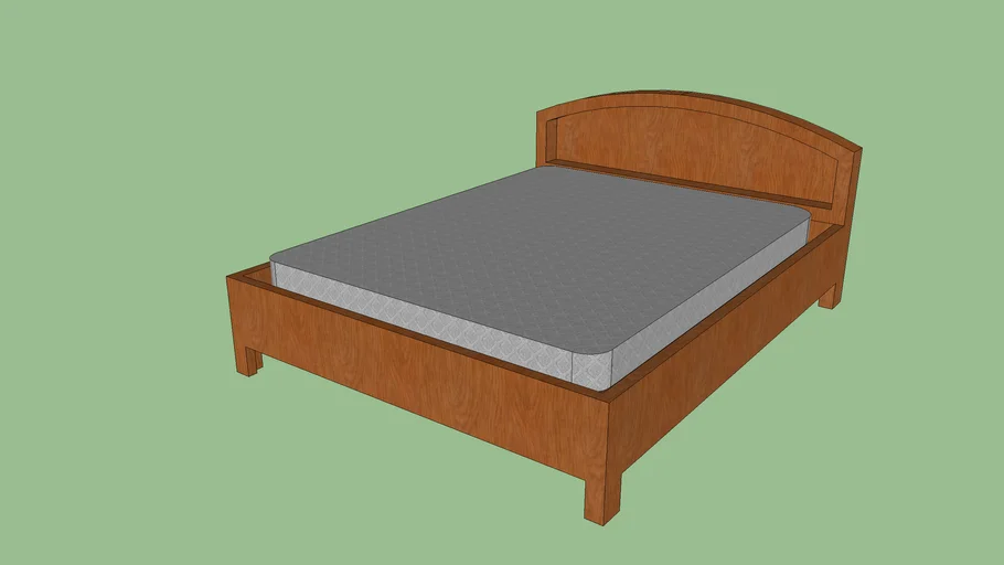 Simple Bed 3D Warehouse