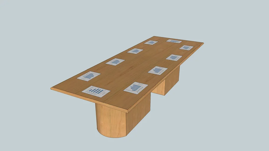 10 ' Boardroom Table 3D Warehouse