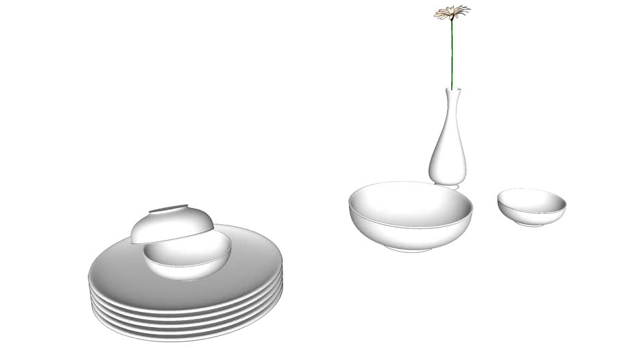 table service 3D Warehouse