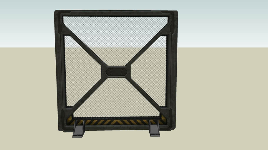 36 halo Fences to use in your models!! 3D Warehouse