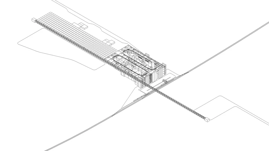 Clipstone Colliery Transfer Area 3D Warehouse