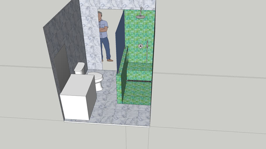 Torrance St. Walk in shower project Idea 2 3D Warehouse